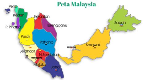 manfaat memahami gambar peta negara malaysia